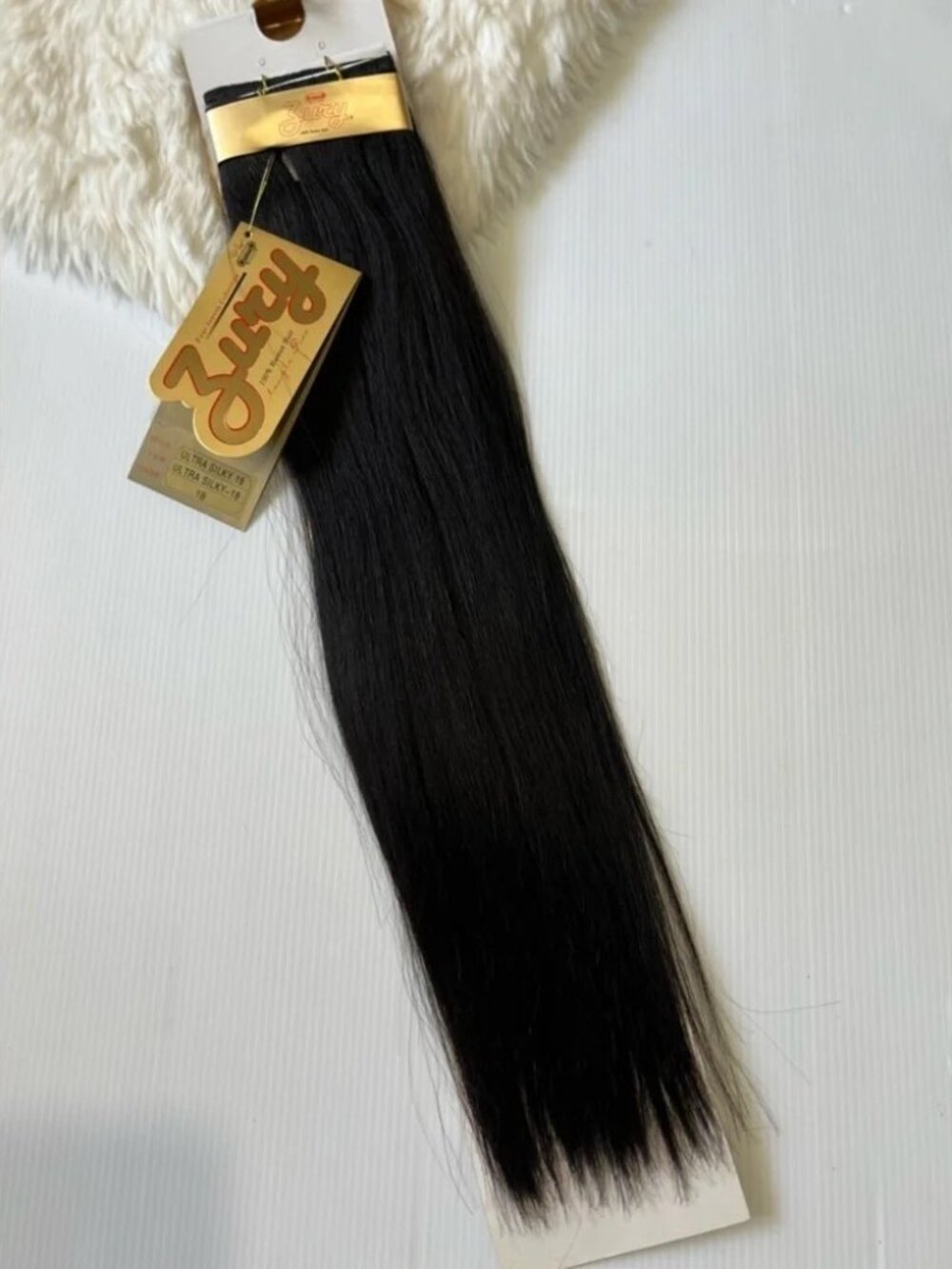 Ultra Silky 100% Human hair 1# Black Straight Hair Extensions wefts